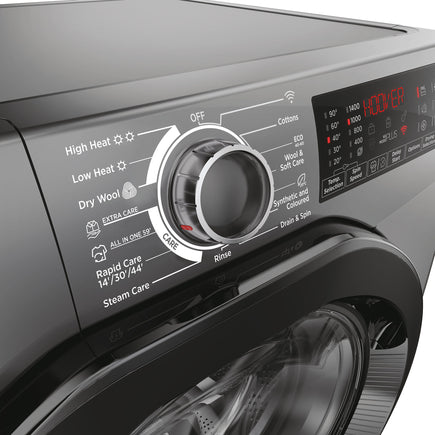 H-Wash & Dry 350 - Graphite / Black - 8KG (H3DPS4866TAMBR80)