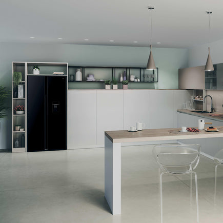 H-Fridge 500 Maxi - Black - 532L (HHSBSO6174BWDK-1)